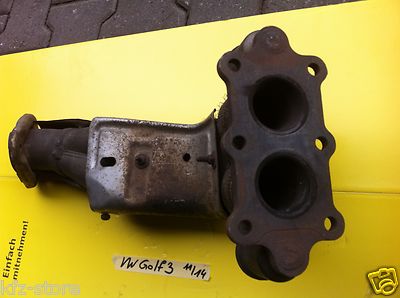 VW Golf 3 III  Hosenrohr / Auspuff Krümmer Vorderrohr Flexstück Flammrohr VR6