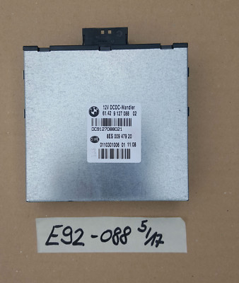 BMW E90 E91 E92 E87 Steuergerät DC Wandler Modul 9127088 Gleichspannungswandler