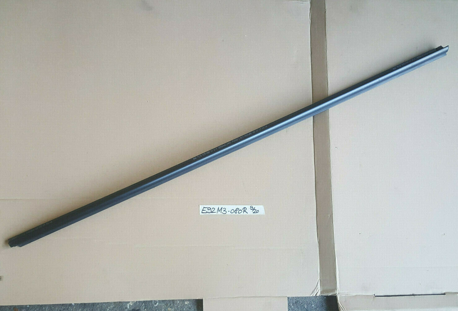 BMW E92 Schaftleiste 9079080 Fenster Tür Dichtung RECHTS Schachtabdichtung 