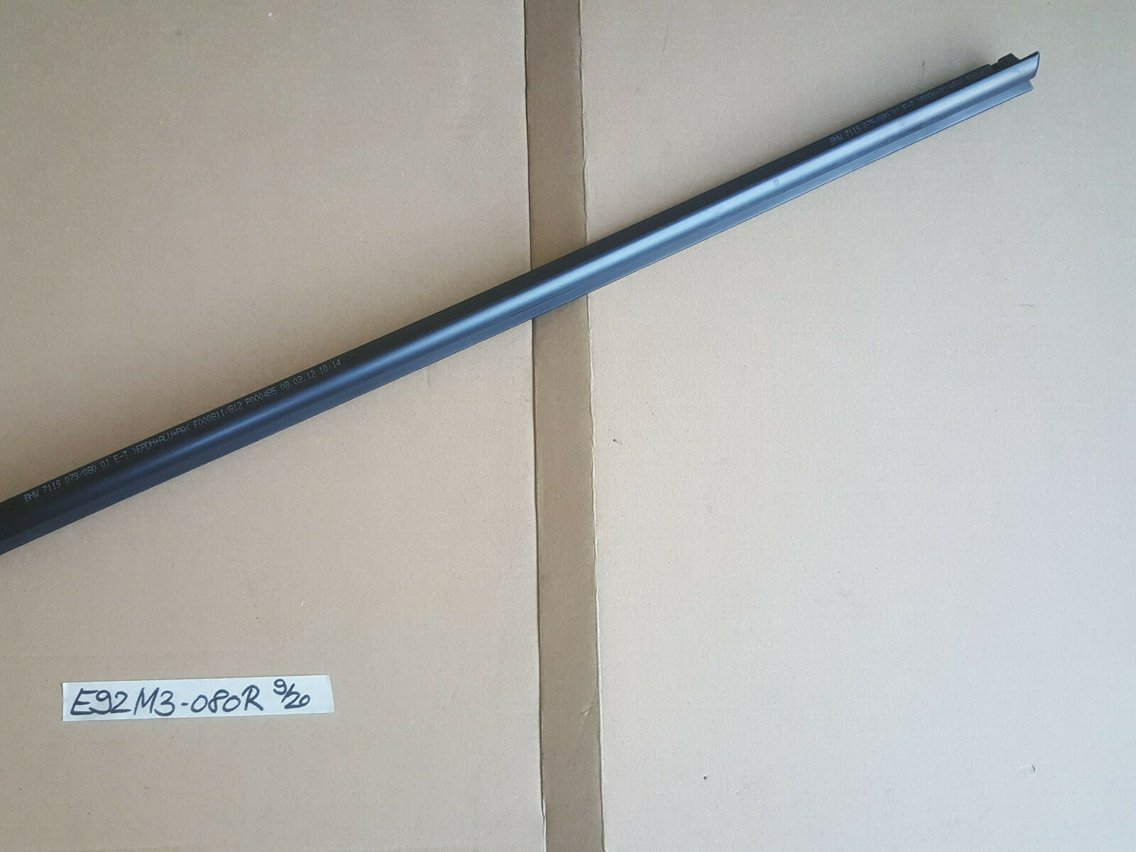 BMW E92 Schaftleiste 9079080 Fenster Tür Dichtung RECHTS Schachtabdichtung 