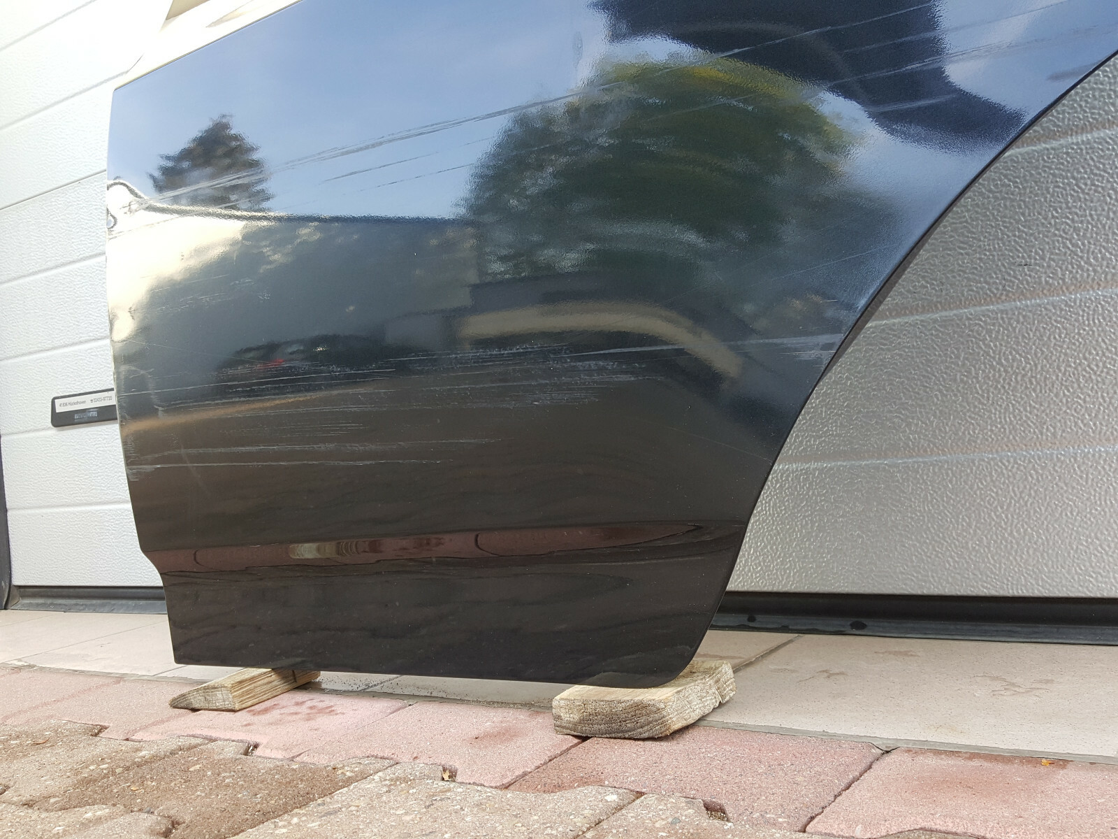 BMW X3 E83 Fahrer Tür HINTEN LINKS black Saphir Schwarz metallic 475 ABHOLUNG 