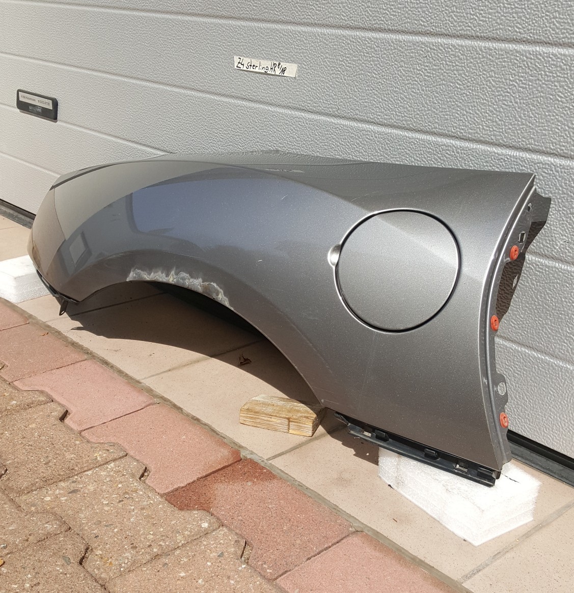 BMW Z4 E85 Seitenwand Aussenhaut HINTEN RECHTS  sterling grau metallic – Bild 2