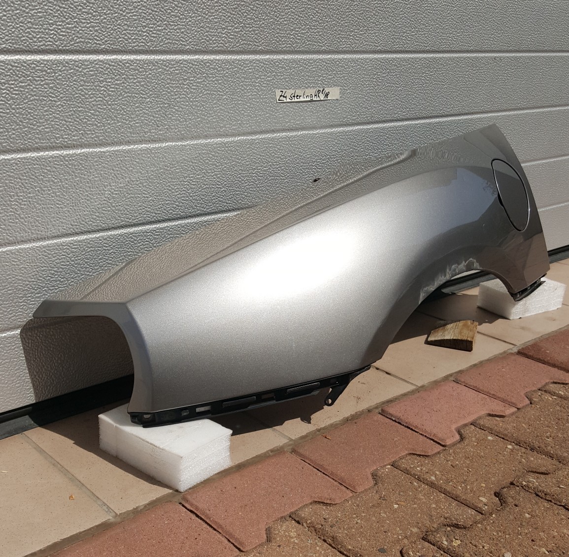 BMW Z4 E85 Seitenwand Aussenhaut HINTEN RECHTS  sterling grau metallic – Bild 3