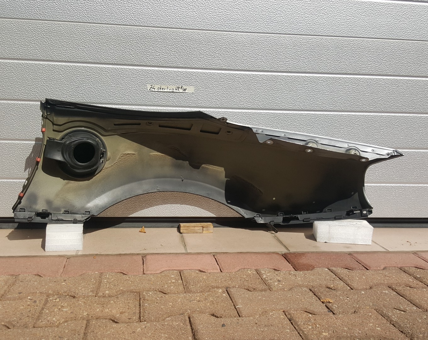 BMW Z4 E85 Seitenwand Aussenhaut HINTEN RECHTS  sterling grau metallic – Bild 5