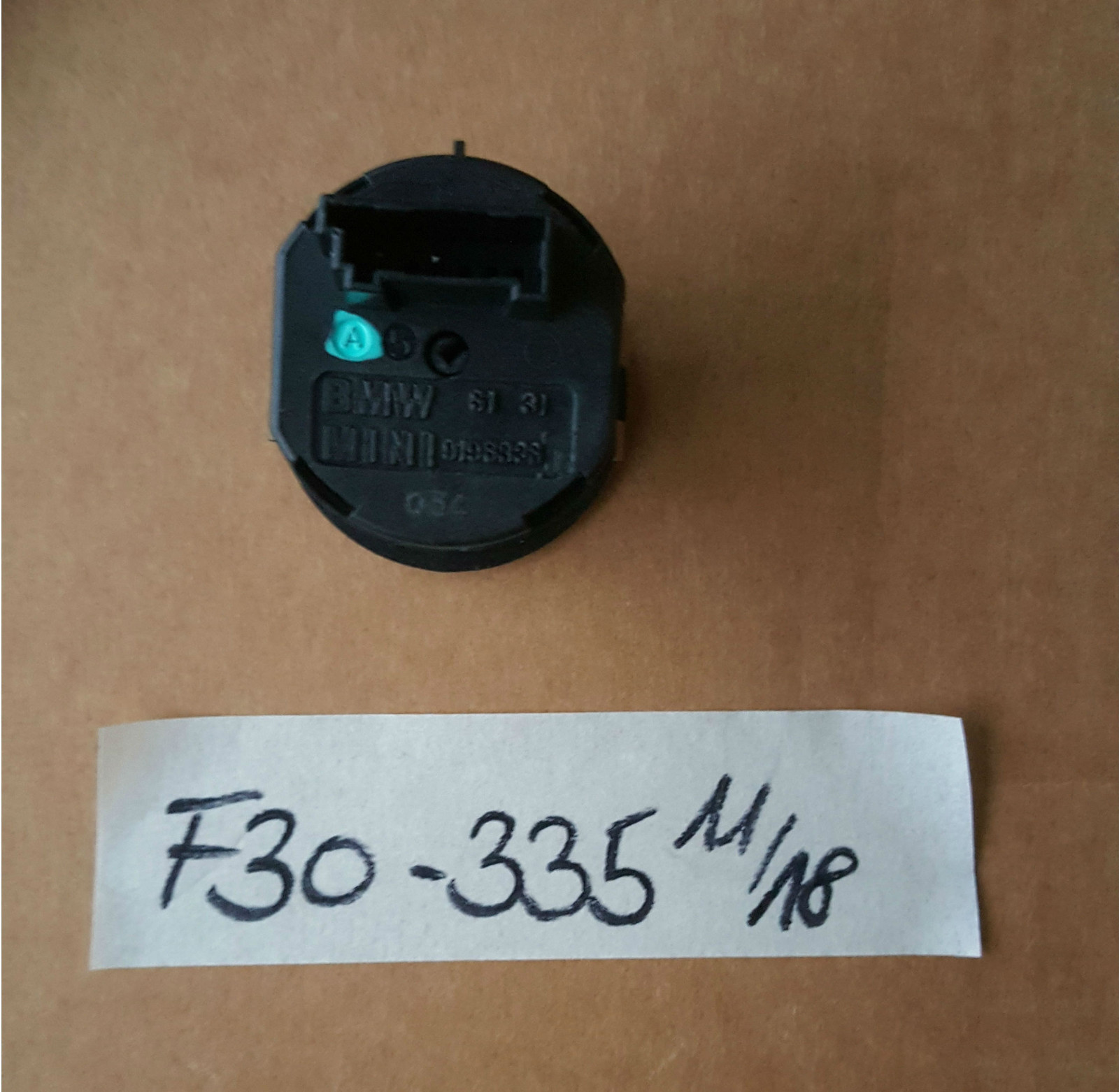 BMW F20 F21 F30 F31 F34 F35 Mini Schalter Deaktivierung Beifahrer Airbag 9196335