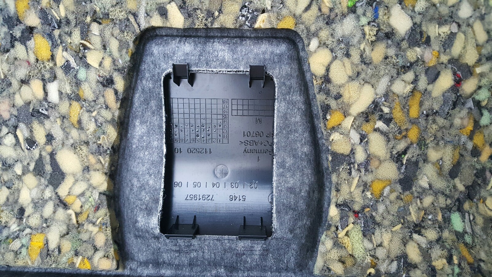 BMW F30 F80 Hutablage 7288351 Ablegeboden Kofferraum Verkleidung 