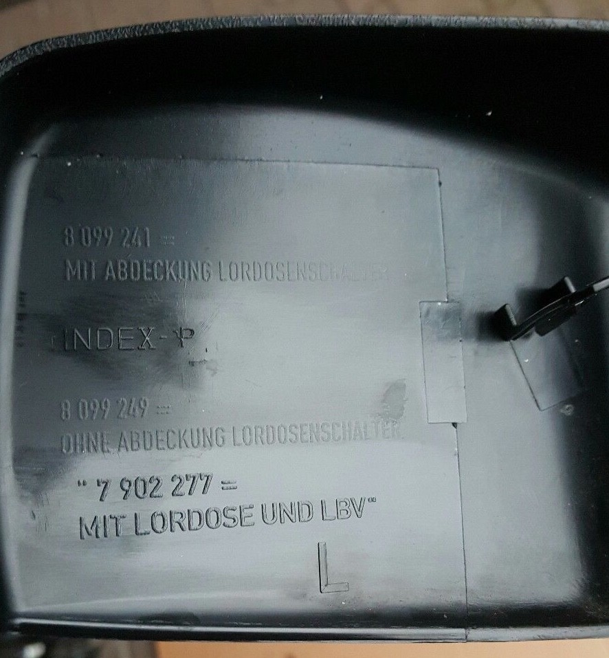 BMW Z4 Sitz Blende Schiene Verkleidung Schalter elektrisch verstellbar 8099241 – Bild 3