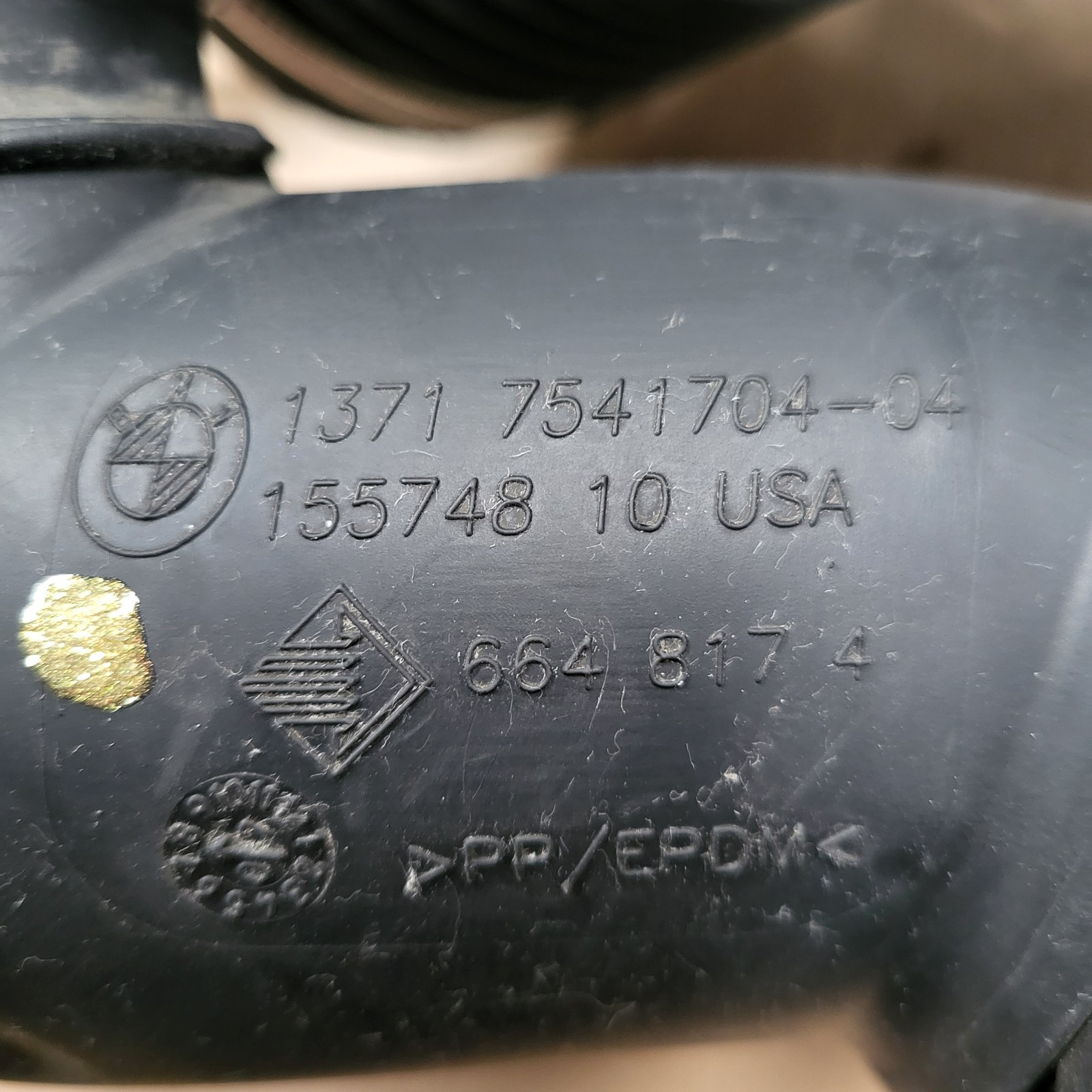 BMW Z4 E85 Saugrohr Rohr Schlauch Ansaugrohr Faltenbalg 7541704 – Bild 3