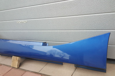 BMW Z4 E85  Seiten Schweller Leiste Verkleidung RECHTS Montego blau A51 – Bild 3