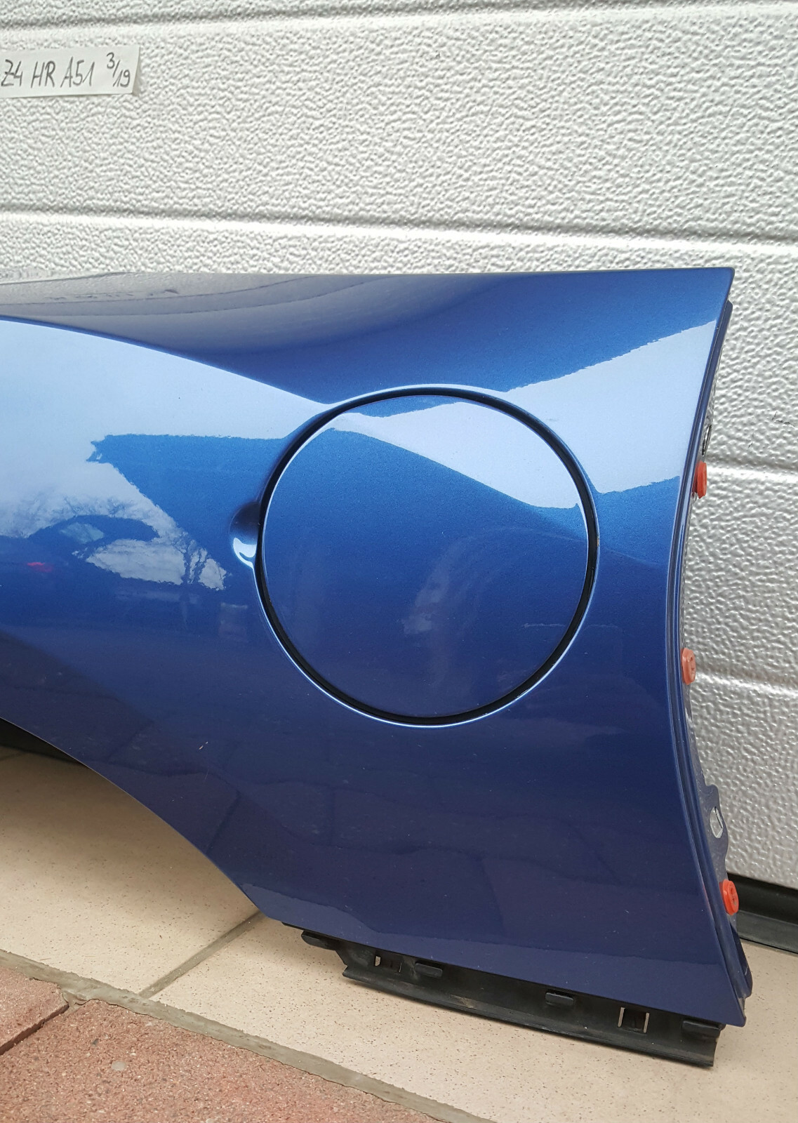 BMW Z4 Seitenwand Aussenhaut Kotflügel HINTEN RECHTS  Montego Blau A51 – Bild 7