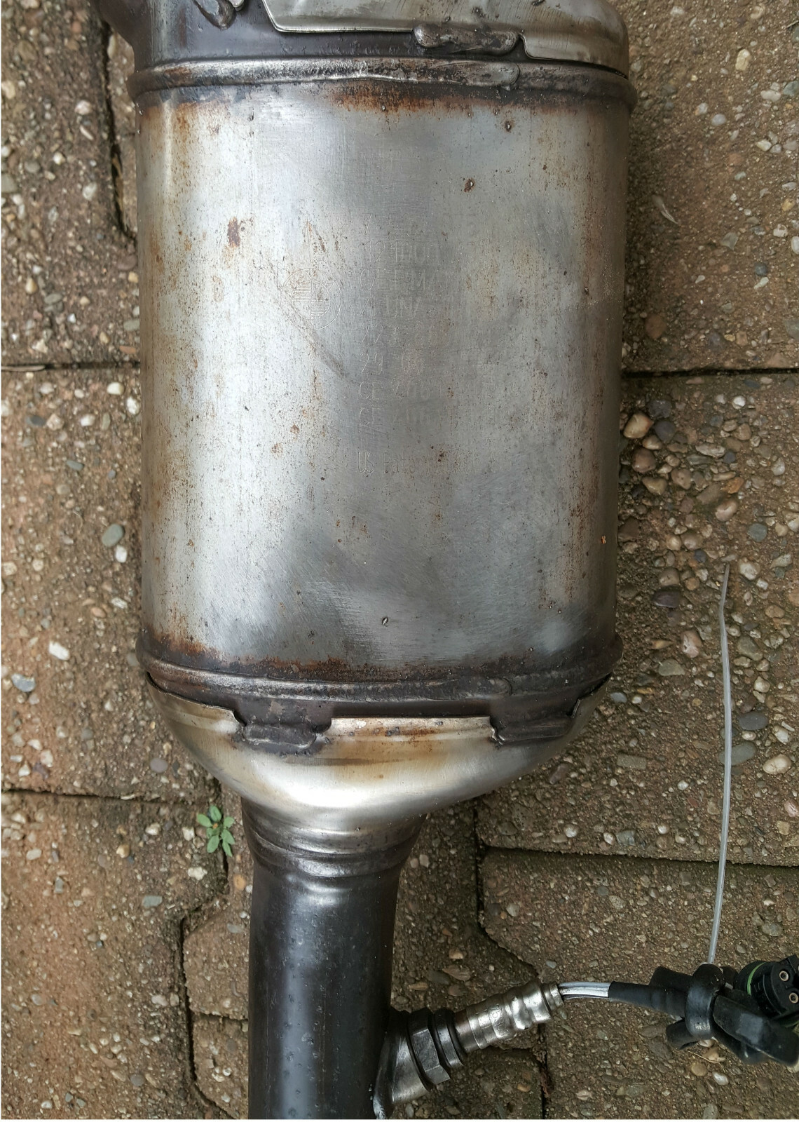 BMW Z4 E85 Auspuff Nachschalldämpfer + Mittelschalldämpfer 7539870  N46 Motor