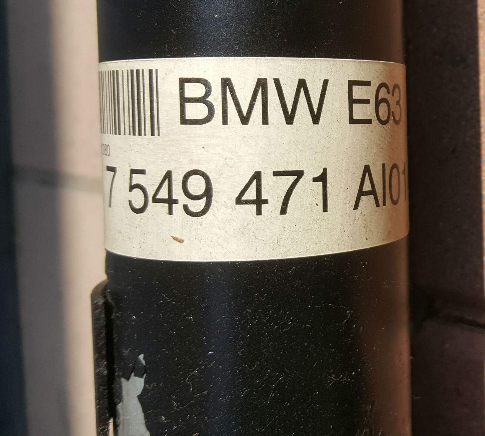 BMW 6er E63 E64 Kardanwelle 630i  Gelenkwelle Automatik Getriebe Welle 7549471