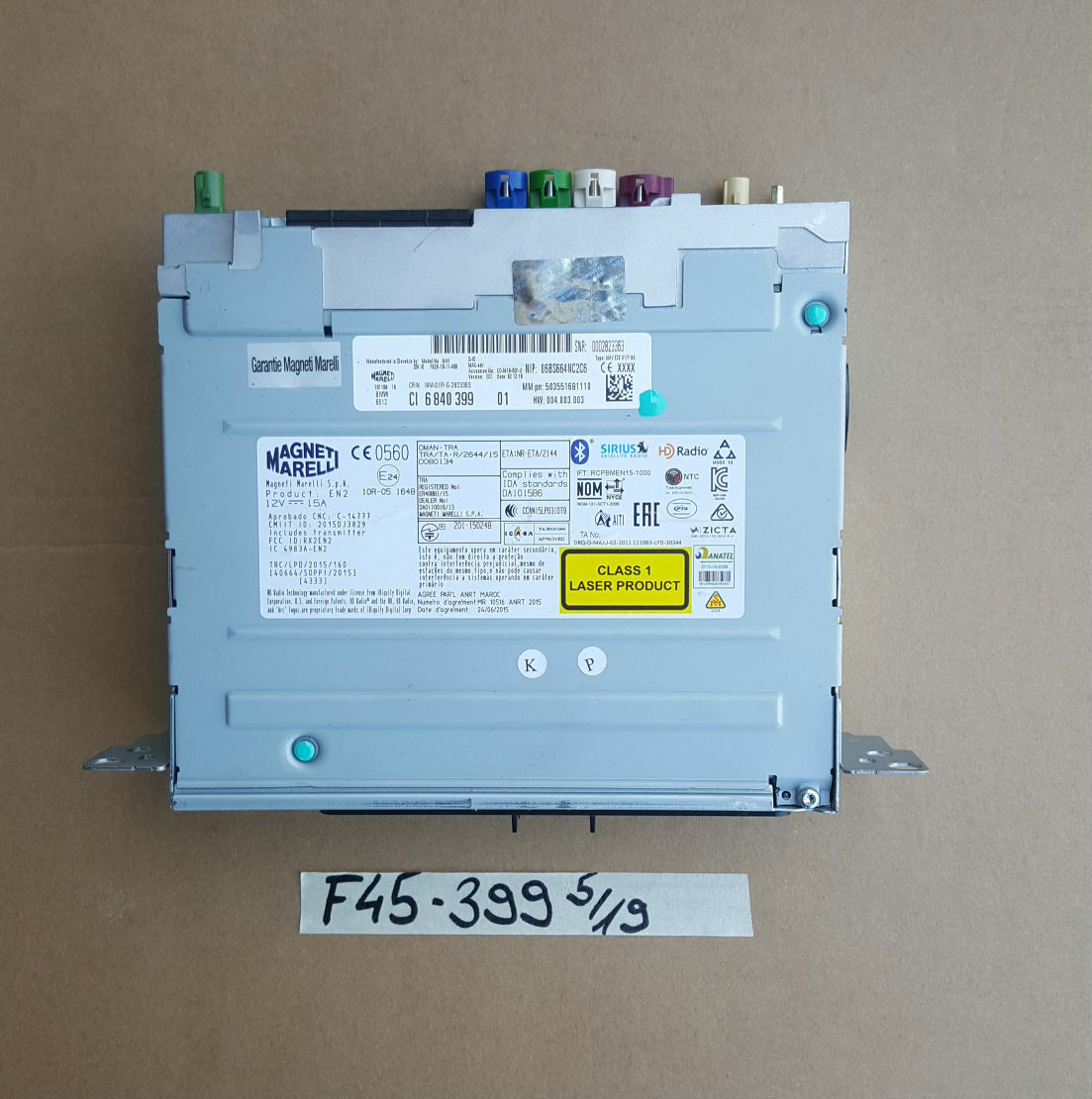 BMW F45  F46 X1 F48  Bluetooth CD Radio Headunit Basic Media Navigation 6840399