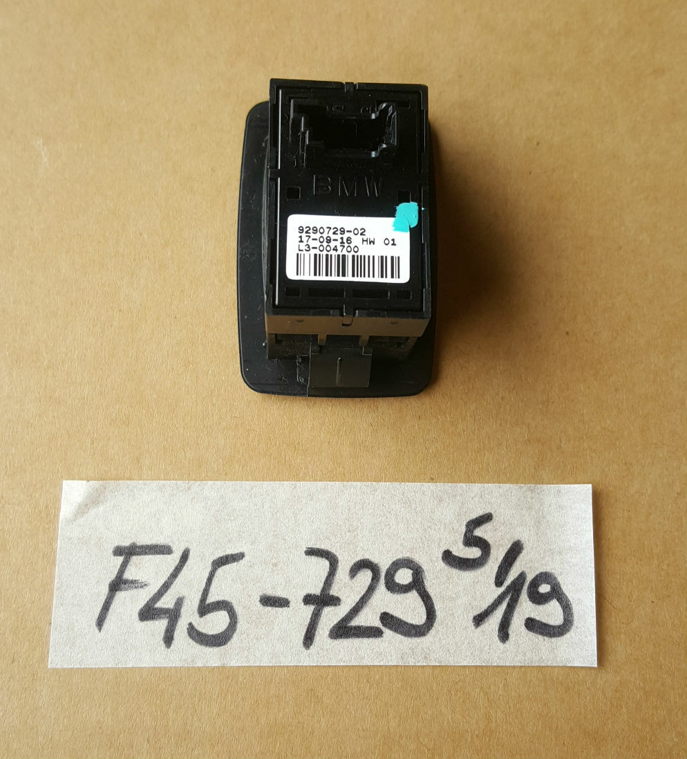 BMW 2er F45 F46 X1 F48 Schalter Sitz Lehne Lehnenfernentriegelung rechts 9290729