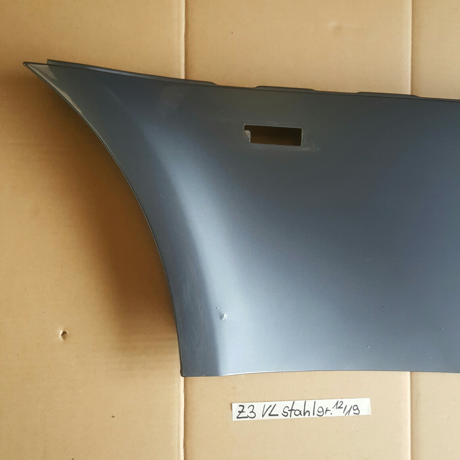 BMW E36 Z3 Roadster Kotflügel Seitenwand  VORNE LINKS grau – Bild 3