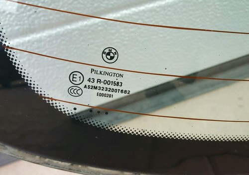original BMW E90 Limousine beheizte Heckscheibe Fenster Glas Scheibe Hinten 