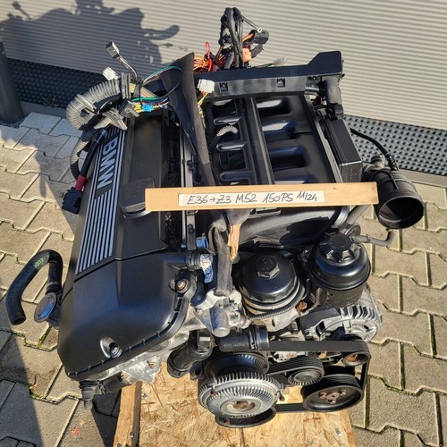 BMW E36 Z3 Roadster Motor 150 PS 320i M52 Engine 2 Liter ca. 92.000 Km ABHOLUNG