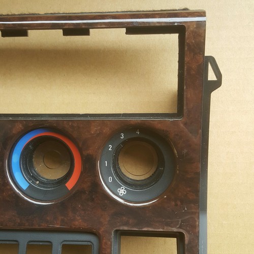 BMW Z3 Mittelkonsole Klima Blende Holz Optik 8410710 + Digital Uhr Vorrichtung  – Bild 3