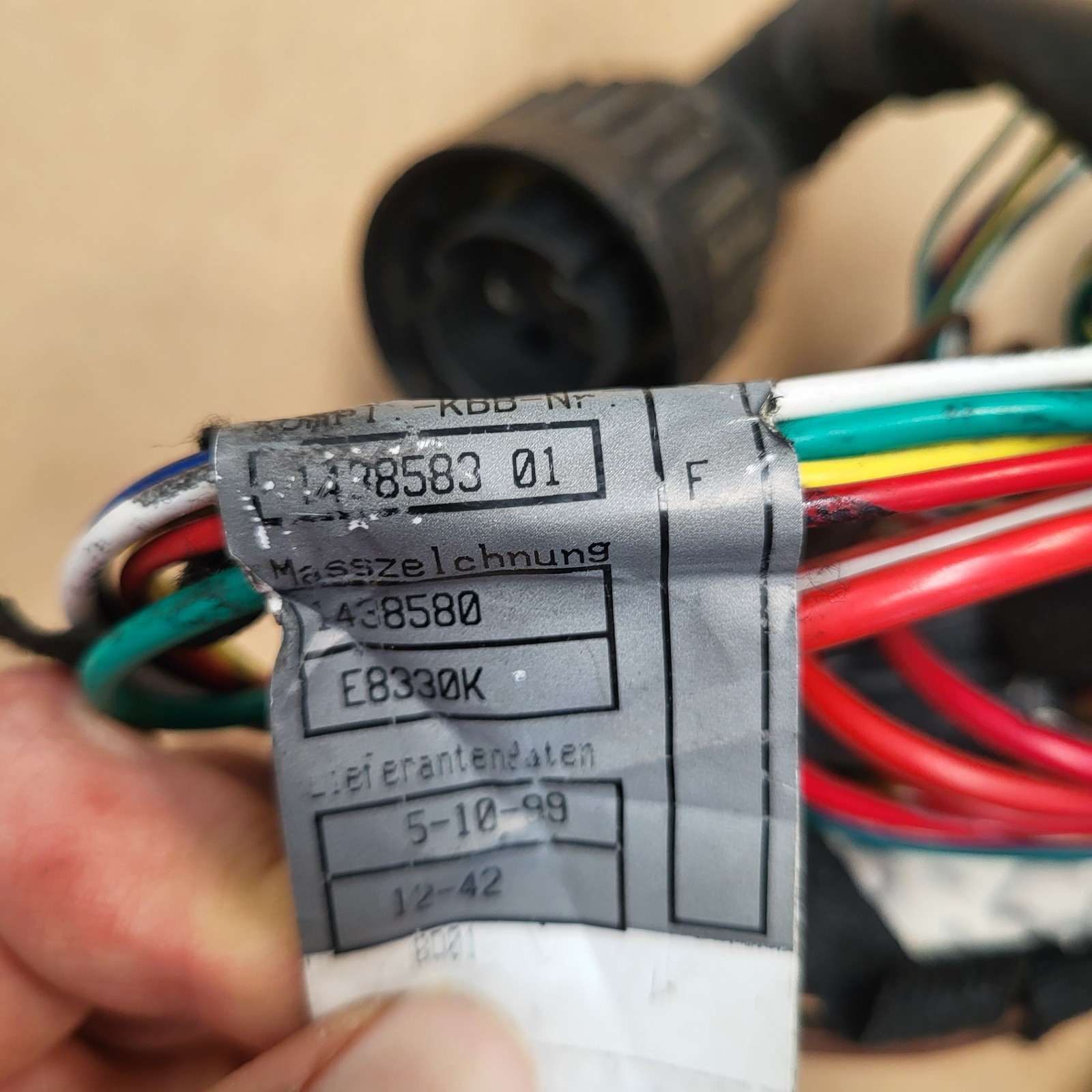 BMW Z3 Kabelbaum Motor Zündmodul 1438583 Motor Kabel Stecker M43 / 87 Kw 118 PS