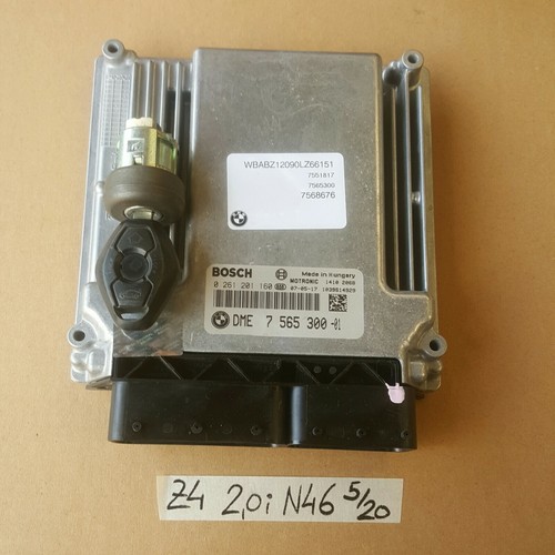 BMW Z4 E85 Steuergerät N46 Motor 7565300 EWS Modul 9145349 Zündschloss Schlüssel – Bild 2