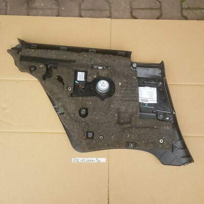 BMW E92 Seiten Verkleidung innen HINTEN RECHTS Leder schwarz ohne Gurtbringer 