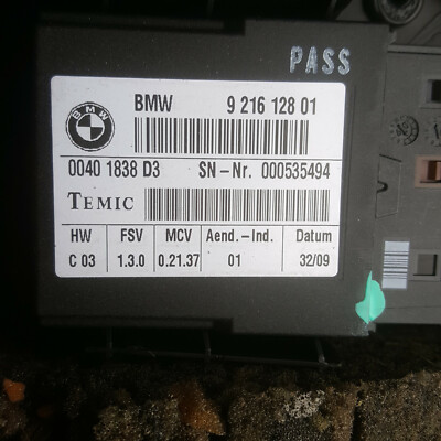 BMW E92 Seiten Verkleidung innen HINTEN RECHTS Leder schwarz ohne Gurtbringer 