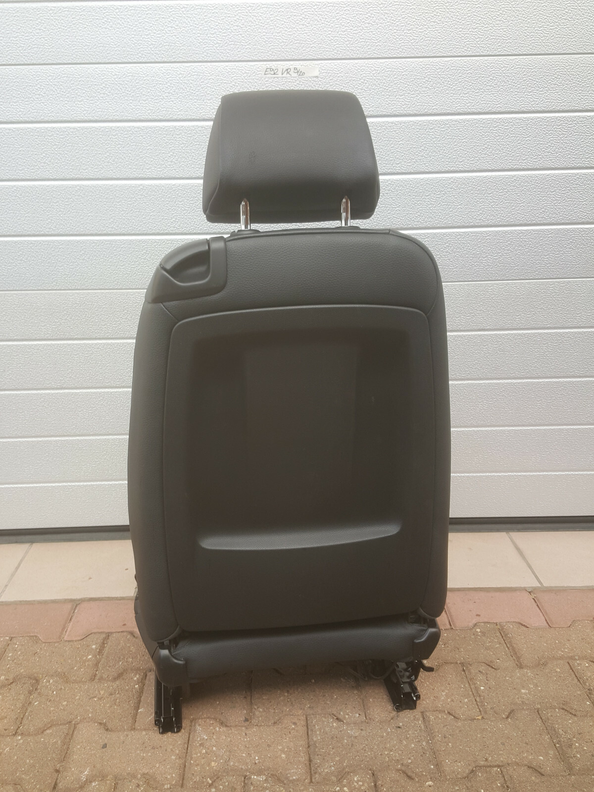 BMW E92 E93 Fahrer Sitz manuell Leder Dakota schwarz Gestell + Schiene + Airbag