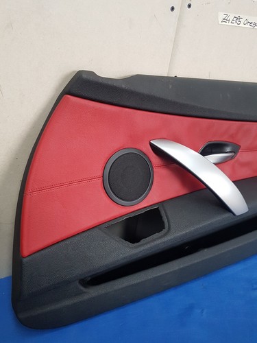 BMW Z4 E85 E86 Beifahrer Türverkleidung RECHTS Leder Oregon rot schwarz