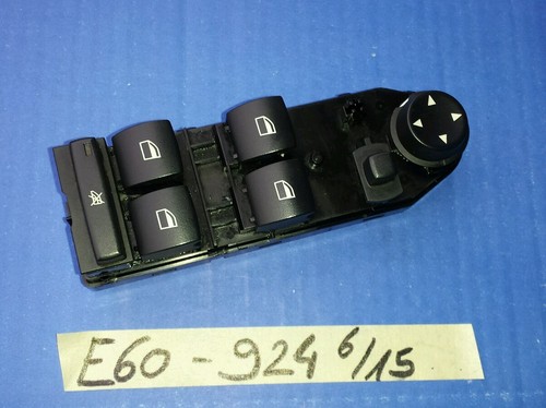 BMW E60 / E61 Schalter Fensterheber LINKS schwarz Fahrerseite  6951924