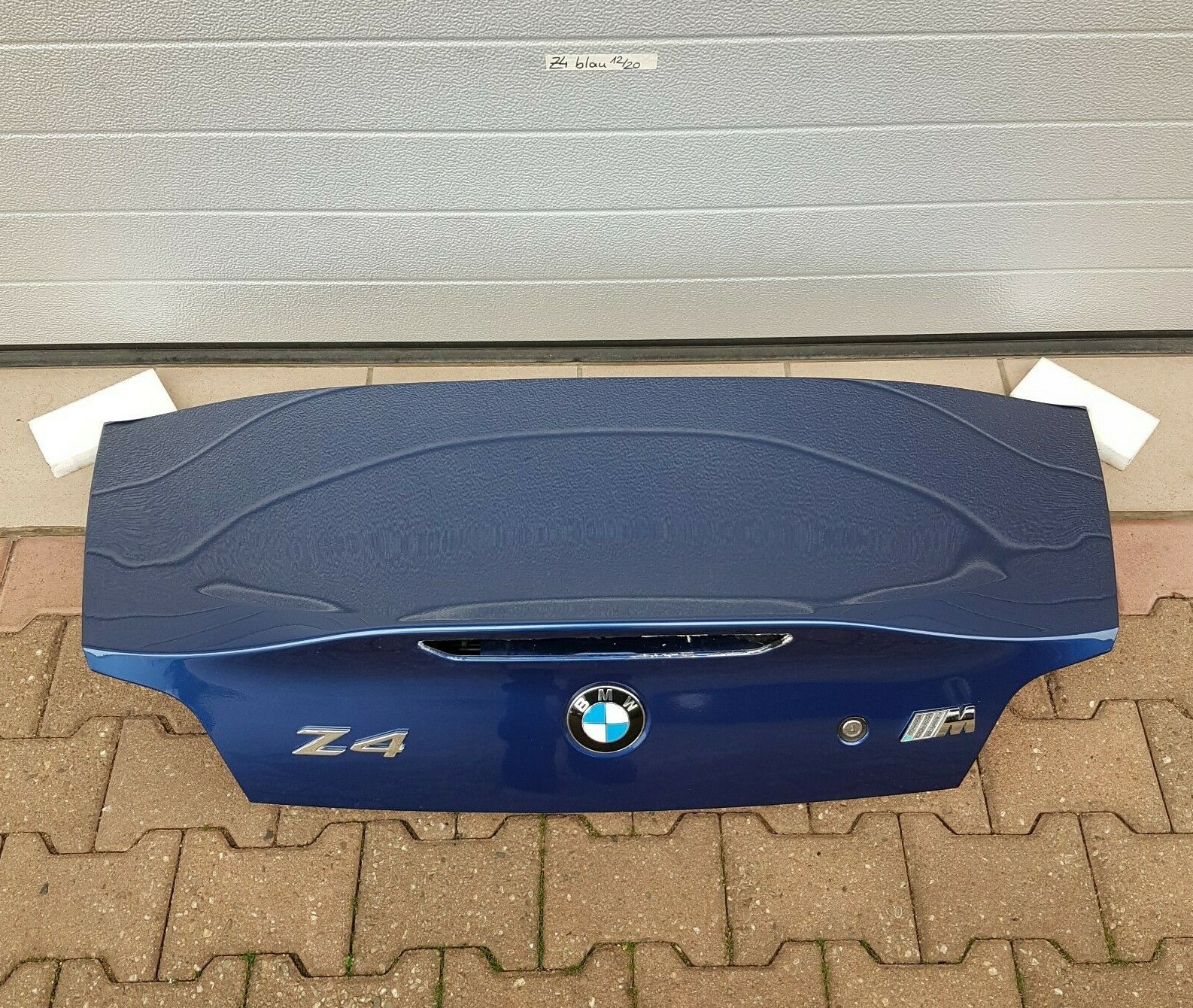 BMW Z4 E85 Heckklappe Kofferraum Klappe Heckdeckel Montego blau  ABHOLUNG