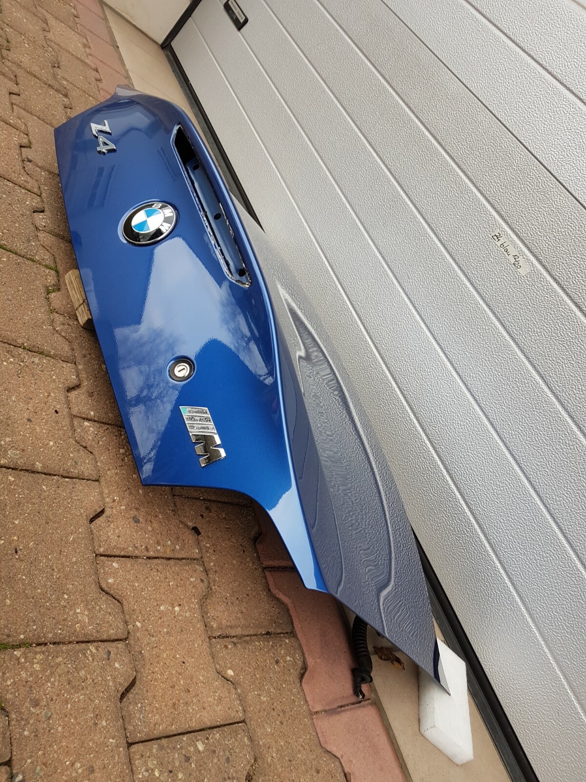 BMW Z4 E85 Heckklappe Kofferraum Klappe Heckdeckel Montego blau  ABHOLUNG
