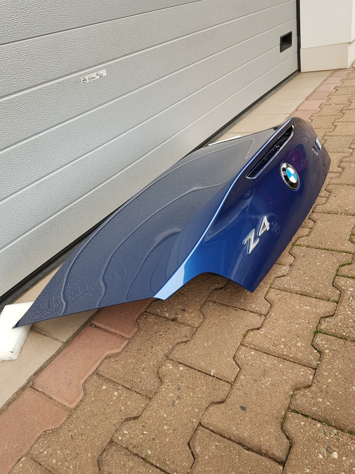 BMW Z4 E85 Heckklappe Kofferraum Klappe Heckdeckel Montego blau  ABHOLUNG