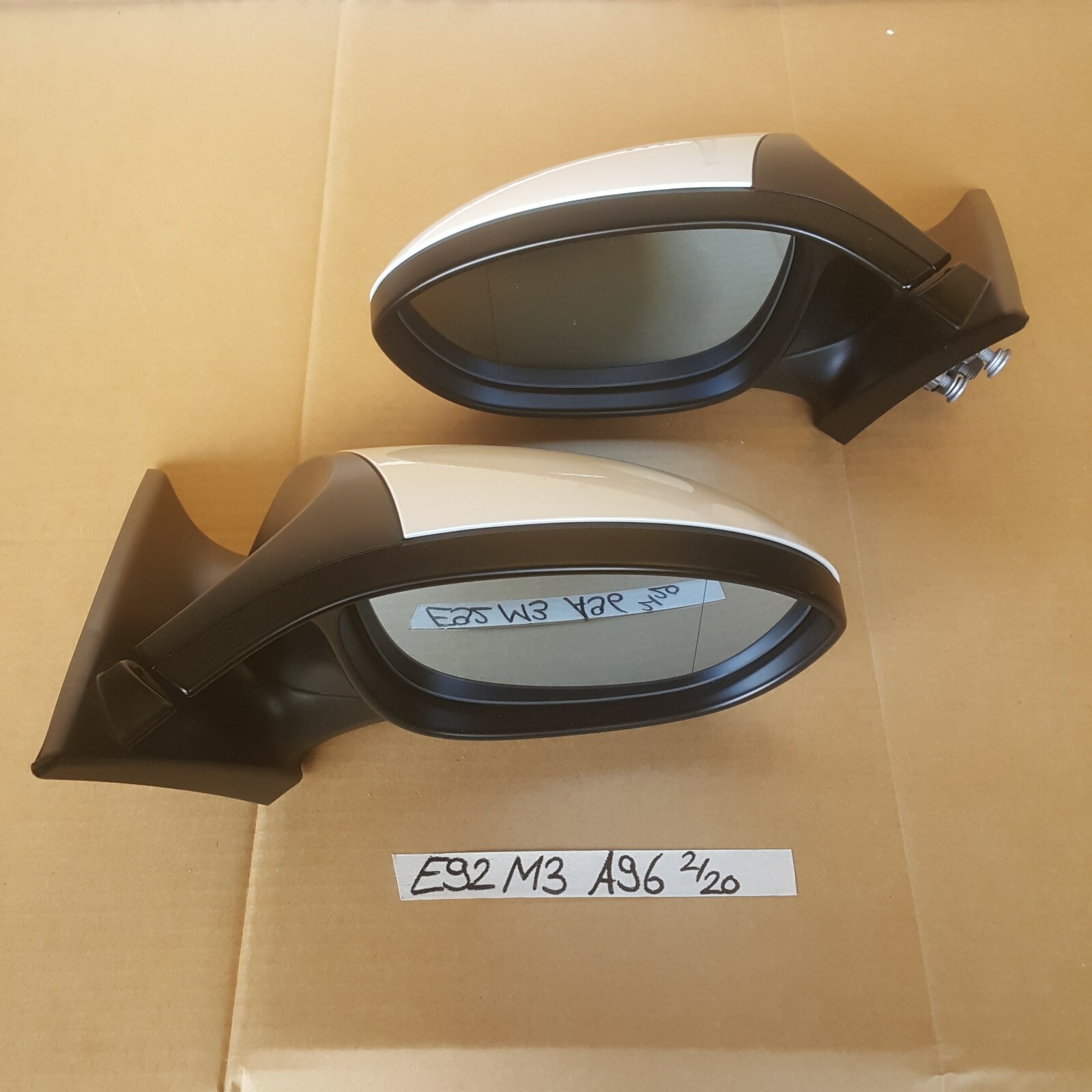 BMW E92 E93 M3 Seiten Außen Spiegel VORNE RECHTS + LINKS WEISS ABHOLUNG – Bild 10