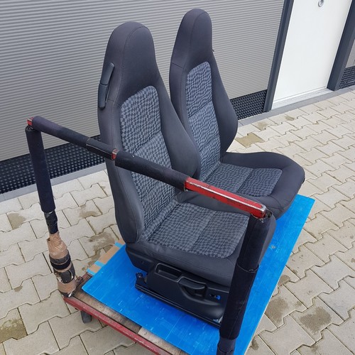 BMW Z3 Roadster Fahrer + Beifahrer Stoff Sitz mit Gestell ohne Motor ABHOLUNG – Bild 3