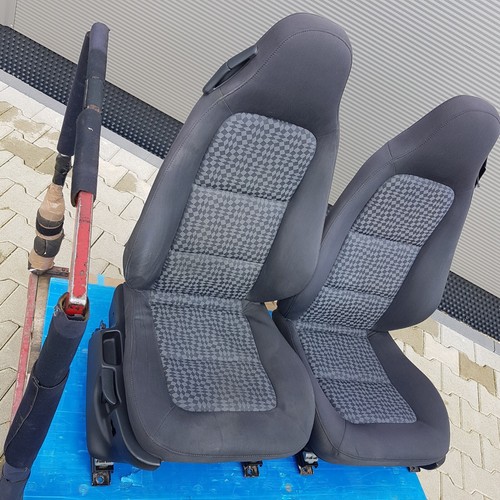 BMW Z3 Roadster Fahrer + Beifahrer Stoff Sitz mit Gestell ohne Motor ABHOLUNG – Bild 4
