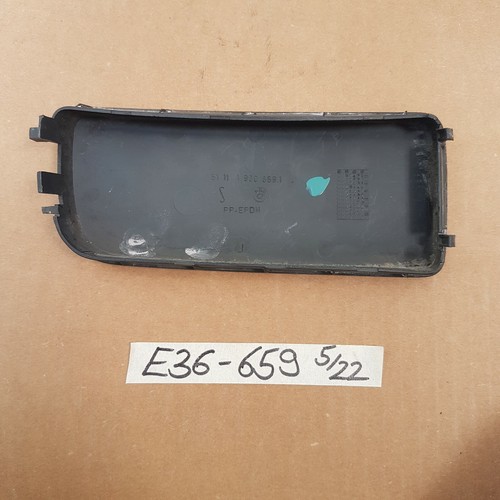 BMW E36 Abdeckung Stoßstange Nebelscheinwerfer Blende Kappe grau 1960659 LINKS – Bild 2