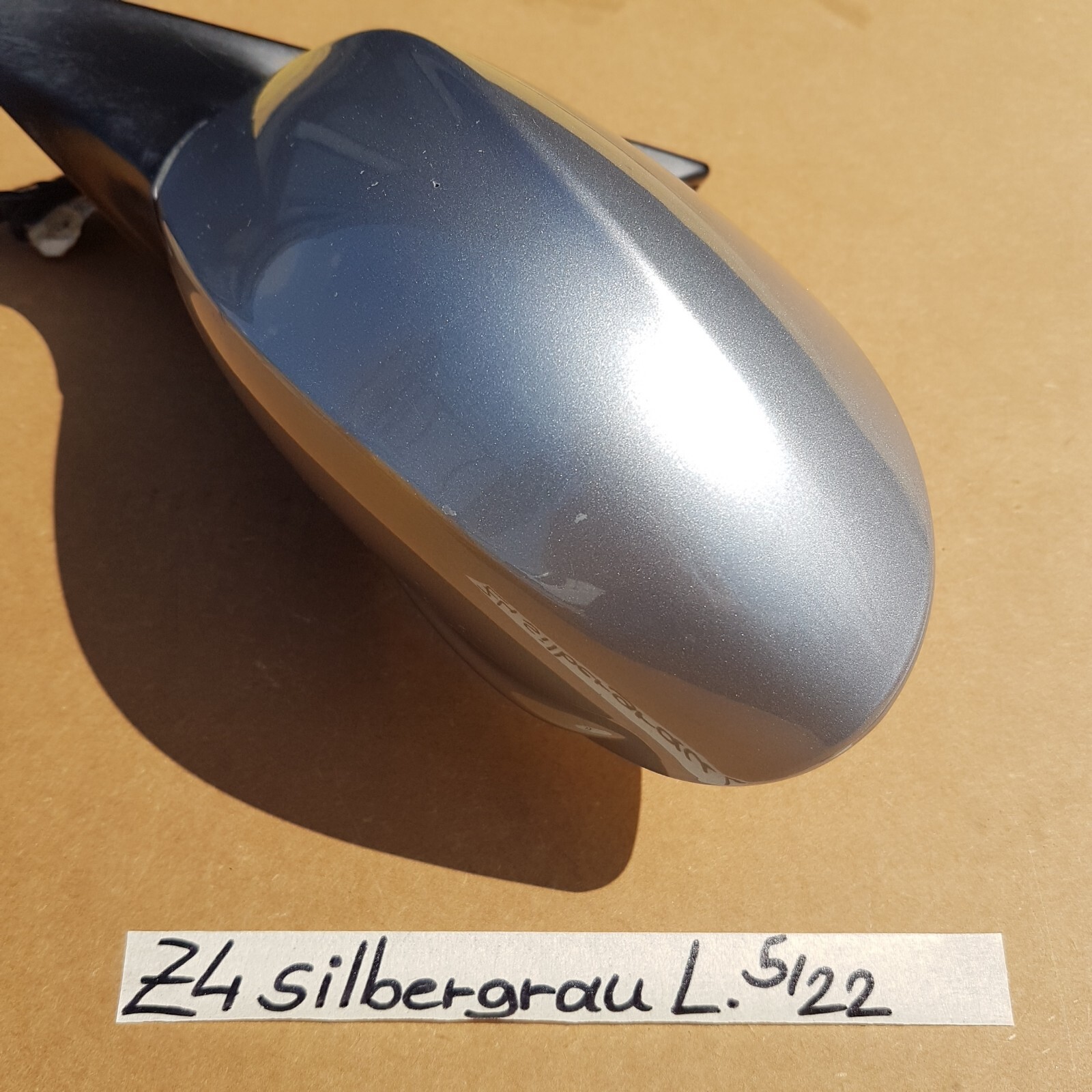BMW Z4 E85 E86 Seiten Außen Spiegel LINKS silber grau Metallic A08 