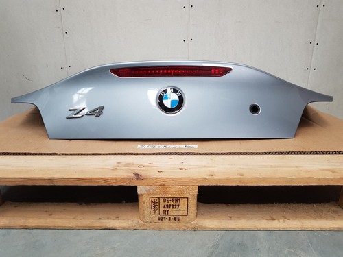 BMW Z4 E85 Heckklappe Kofferraum Klappe Heckdeckel Silber grau Metallic ABHOLUNG – Bild 1