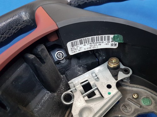 BMW Z3 Roadster Facelift + E46 + E39 Sportlenkrad Leder Lenker Sport Lenkrad rot – Bild 11