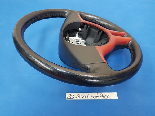 BMW Z3 Roadster Facelift + E46 + E39 Sportlenkrad Leder Lenker Sport Lenkrad rot – Bild 7