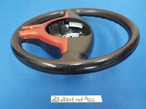 BMW Z3 Roadster Facelift + E46 + E39 Sportlenkrad Leder Lenker Sport Lenkrad rot – Bild 9