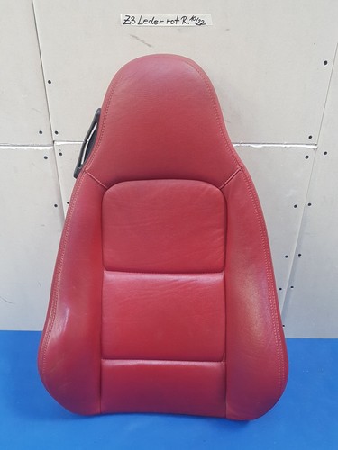 BMW Z3 Roadster + Coupe Bei Fahrer Sitz Oberteil Leder Snake rot Rückenlehne  – Bild 1