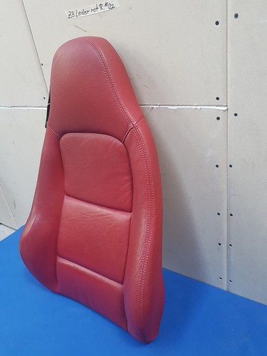 BMW Z3 Roadster + Coupe Bei Fahrer Sitz Oberteil Leder Snake rot Rückenlehne  – Bild 2