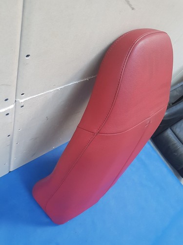 BMW Z3 Roadster + Coupe Bei Fahrer Sitz Oberteil Leder Snake rot Rückenlehne  – Bild 11