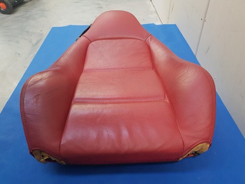 BMW Z3 Roadster + Coupe Bei Fahrer Sitz Oberteil Leder Snake rot Rückenlehne  – Bild 12