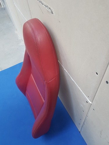 BMW Z3 Roadster + Coupe Bei Fahrer Sitz Oberteil Leder Snake rot Rückenlehne  – Bild 6