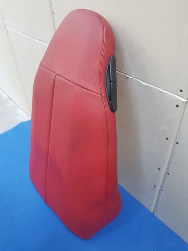 BMW Z3 Roadster + Coupe Bei Fahrer Sitz Oberteil Leder Snake rot Rückenlehne  – Bild 10