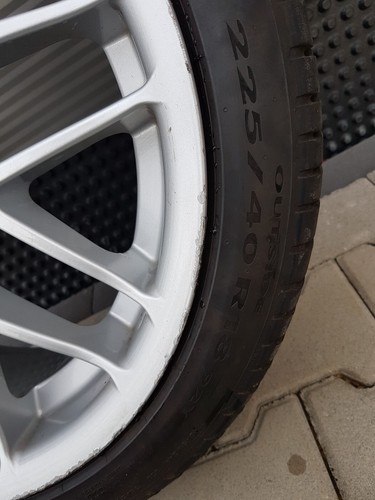 BMW E46 Z4 E85 Alufelge Kreuzspeiche M Felge 8 J x 18 Zoll + Pirelli Reifen