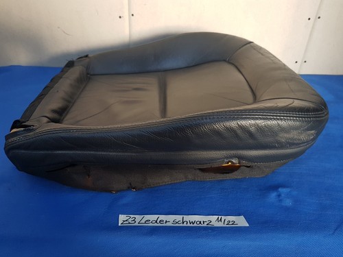 BMW Z3 Roadster + Coupe Fahrer Sitz Kissen Unterteil Leder schwarz black