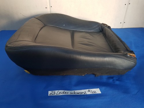 BMW Z3 Roadster + Coupe Fahrer Sitz Kissen Unterteil Leder schwarz black